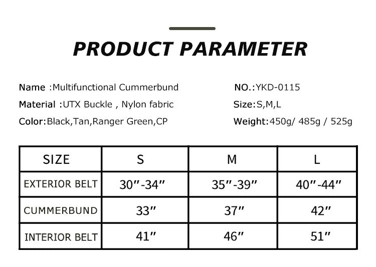 YKD-0115 Yakeda Tactical Vest 500D Nylon No Additional Features Black Belt