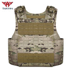 Yakeda VT-8770 Tactical Vest 500D Nylon with PP Webbing Camouflage Design No Additional Features