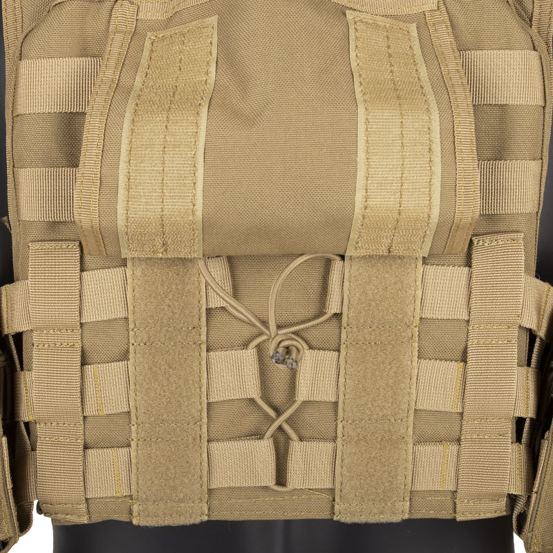 VT-8334 Tactical Vest Complete Set with MOLLE System in Tan Color No Additional Features or Attributes Specified