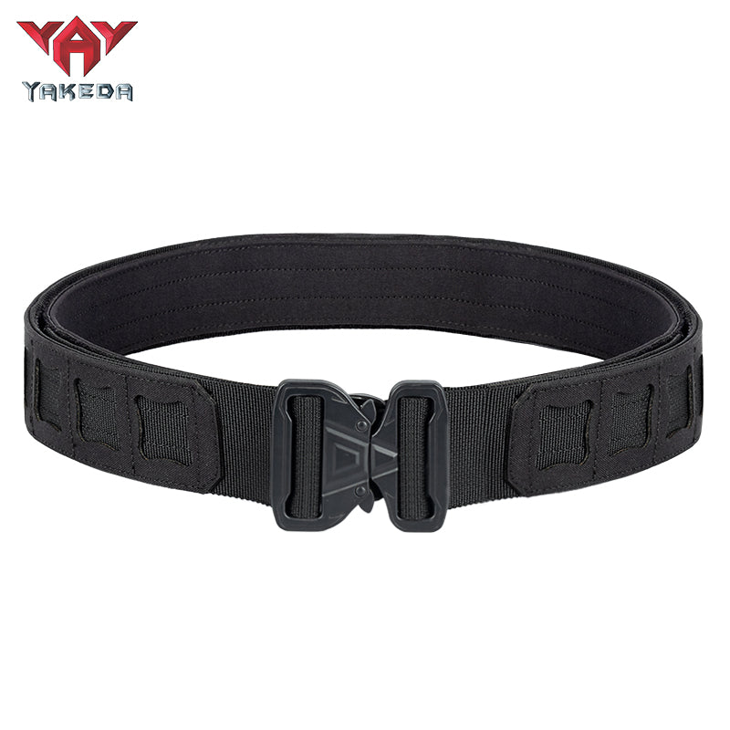 YKD-0114 Yakeda Tactical Belt 500D Nylon Camouflage Design with Buckle No Additional Features