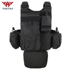Yakeda VT-8742 Tactical Vest 1000D Polyester High-Density Webbing Camo Pattern for No Attributes Specified