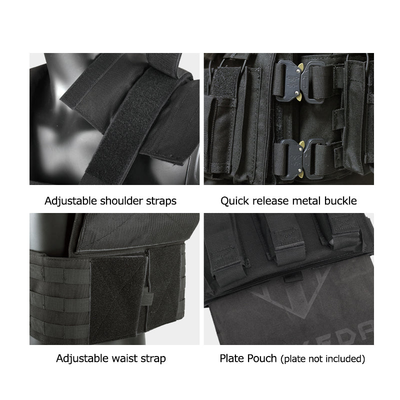 VT-8280-1 Tactical Vest Complete Set Contains Small Package