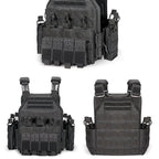VT-6026-3 QR Outdoor Hunting Sports Vest with Camouflage Design and Multiple Pockets for Tactical Use All Seasons Square Neck