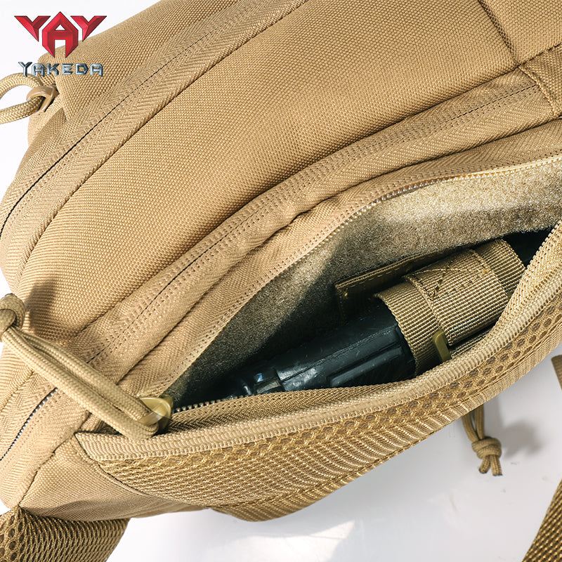 TL-1073 600D polyester with PVC coating Sling bag ,PP webbing Chest Bag