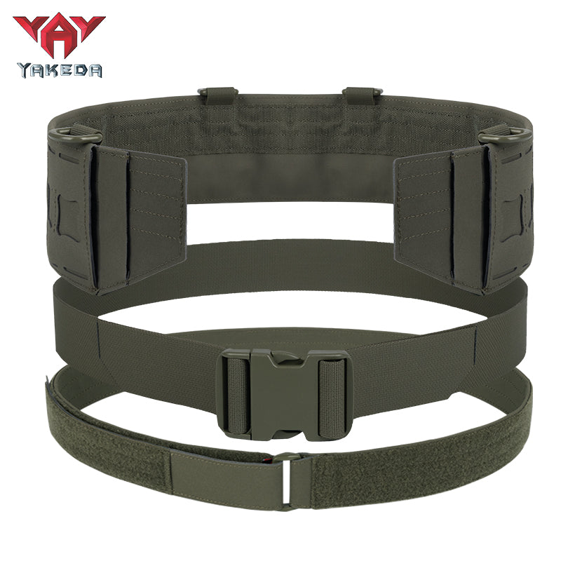 YKD-0115 Yakeda Tactical Vest 500D Nylon No Additional Features Black Belt