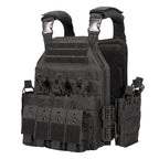 VT-6026-3 QR Outdoor Hunting Sports Vest with Camouflage Design and Multiple Pockets for Tactical Use All Seasons Square Neck