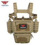 YKD-088 YAKEDA New Fashion Crossbody Harness Vest Conceal Tactical Chest Rig - YAKEDA
